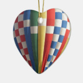 Gecontroleerde Hot Air ballon New Mexico Keramisch Ornament (Links)