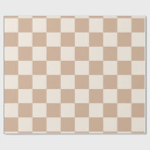 Gecontroleerde karamelbruin cadeaupapier (Vlak)