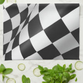 Gecontroleerde kledingvlag 16 x 24 inch theedoek (Gevouwen)