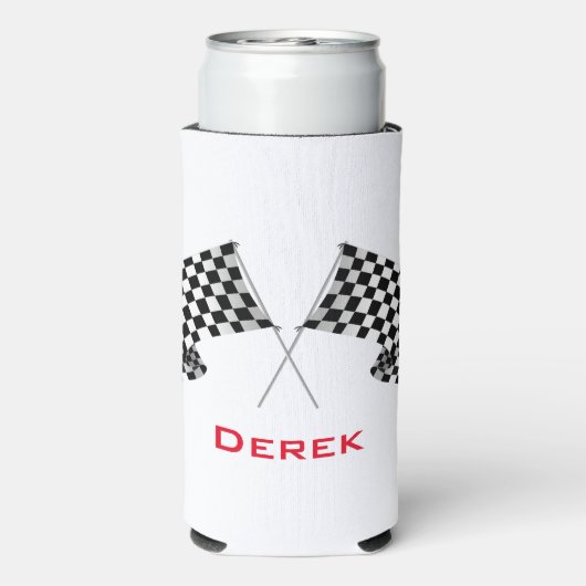 Gecontroleerde Koelbox van het Ontwerp van de Vlag Seltzer Blikjeskoeler (Seltzer Achterkant)