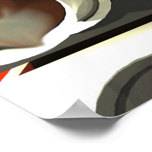 Gecontroleerde koffie poster (Hoek)