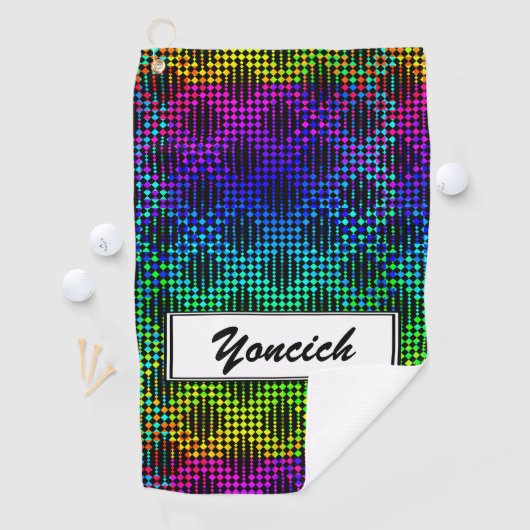 Gecontroleerde Lattice Fence door Kenneth Yoncich Golfhanddoek (Insitu)