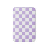 Gecontroleerde Lavender en Wit Badmat (Voorkant Verticaal)
