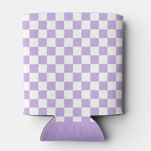 Gecontroleerde Lavender en Wit Blikjeskoeler (Achterkant)