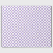 Gecontroleerde Lavender en Wit Cadeaupapier (Vlak)