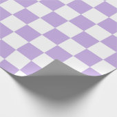 Gecontroleerde Lavender en Wit Cadeaupapier (Hoek)