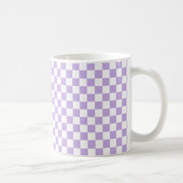 Gecontroleerde Lavender en Wit Koffiemok