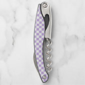 Gecontroleerde Lavender en Wit Kurkentrekker (Achterkant)