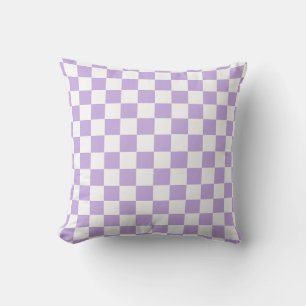Gecontroleerde Lavender en Wit Kussen