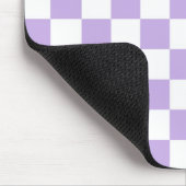 Gecontroleerde Lavender en Wit Muismat (Hoek)