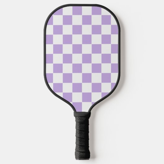 Gecontroleerde Lavender en Wit Pickleball Paddle (Voorkant)