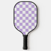 Gecontroleerde Lavender en Wit Pickleball Paddle (Achterkant)