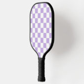 Gecontroleerde Lavender en Wit Pickleball Paddle (Links)