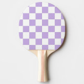 Gecontroleerde Lavender en Wit Tafeltennisbatje (Voorkant)
