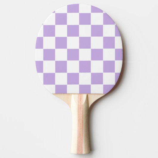 Gecontroleerde Lavender en Wit Tafeltennisbatje (Voorkant)