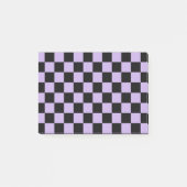 Gecontroleerde lavender en zwart post-it® notes (Voorkant)