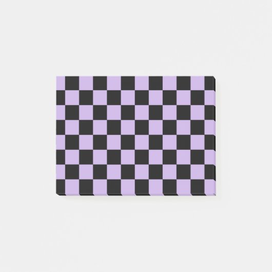 Gecontroleerde lavender en zwart post-it® notes (Voorkant)