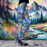 Gecontroleerde Leggings van het mozaïekpatroon<br><div class="desc">Leggings met een modern gepatenteerd mozaïekontwerp in blauw paars met een andere kleur. Prachtig en eenvoudig om design te combineren!</div>