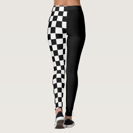 Gecontroleerde Leggings van het Patroon - Racing - (Achterkant)