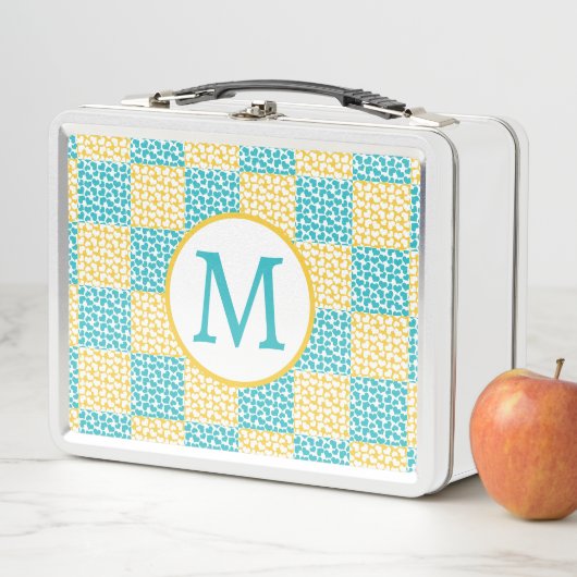 Gecontroleerde Liefde in Turquoise, Geel, en Wit (In situ)