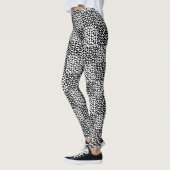 Gecontroleerde liefde in zwart-wit leggings (Links)