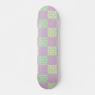Gecontroleerde liefdespastroze, geel, Paars en gro Persoonlijk Skateboard