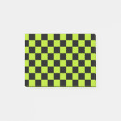 Gecontroleerde limoenen groen en zwart post-it® notes (Voorkant)