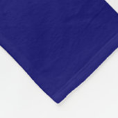 Gecontroleerde marine en White Fleece Deken (Hoek)