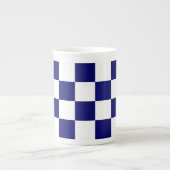 Gecontroleerde marine en White Porselein Kop (Voorkant)