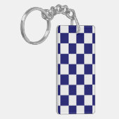 Gecontroleerde marine en White Sleutelhanger (Voorkant Links)
