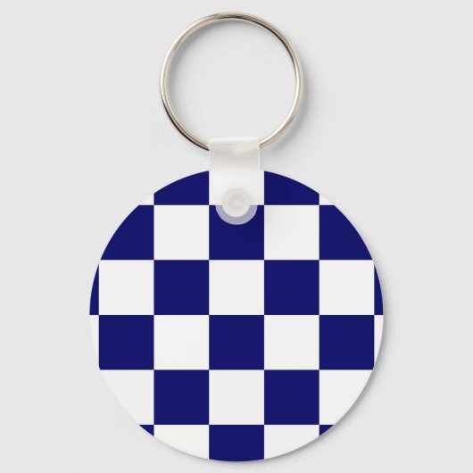 Gecontroleerde marine en White Sleutelhanger (Voorkant)