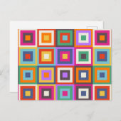 Gecontroleerde Matisme geïnspireerd door middeleeu Briefkaart (Voorkant / Achterkant)