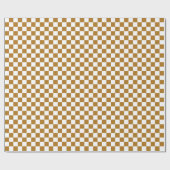 Gecontroleerde Matte Gold en White Cadeaupapier (Vlak)