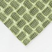 Gecontroleerde metaal roestvrij staal vloertextuur fleece deken (Hoek)