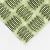 Gecontroleerde metaal roestvrij staal vloertextuur fleece deken (Hoek)