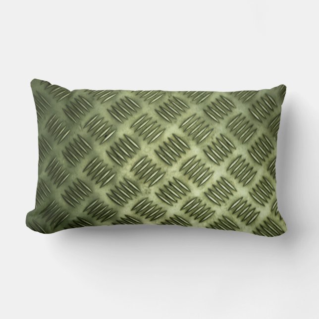 Gecontroleerde metaal roestvrij staal vloertextuur kussen (Voorkant)