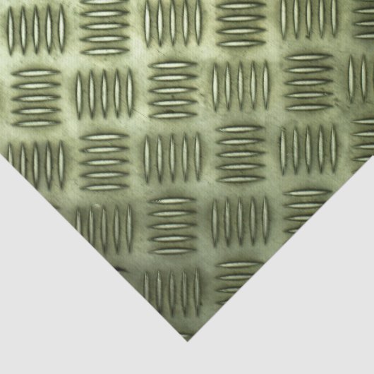 Gecontroleerde metaal roestvrij staal vloertextuur tissuepapier (Detail)