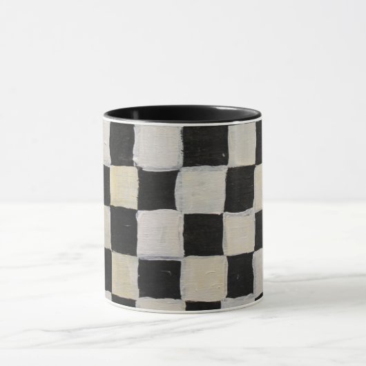 Gecontroleerde Mok zwart-wit (Midden)