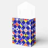 Gecontroleerde Nautical Flags Pattern Decor Bedankdoosjes (Geopend)
