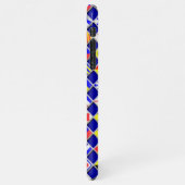 Gecontroleerde Nautical Signal-vlaggen iPhone Hoesje (Linkerkant)