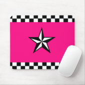 Gecontroleerde Nautical Star Mousepad Muismat (Met muis)