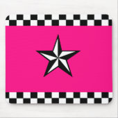 Gecontroleerde Nautical Star Mousepad Muismat (Voorkant)