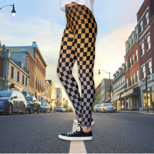 Gecontroleerde Oranje en Paarse zonnezonnebrand-Le Leggings