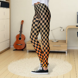 Gecontroleerde Oranje Zand Zonnevaste Leggings