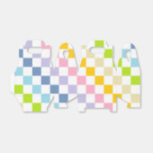 Gecontroleerde pastelregenboog bedankdoosjes (Uitgevouwen)