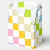 Gecontroleerde pastelregenboog bedankdoosjes (Geopend)