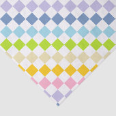 Gecontroleerde pastelregenboog tissuepapier (Detail)