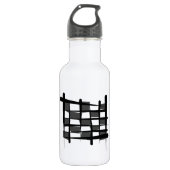 Gecontroleerde penseelvlag waterfles  (Voorkant)