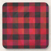 Gecontroleerde Plays Red en Black Bier Onderzetter (Voorkant)