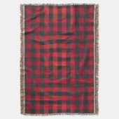 Gecontroleerde Plays Red en Black Deken (Voorkant Verticaal)